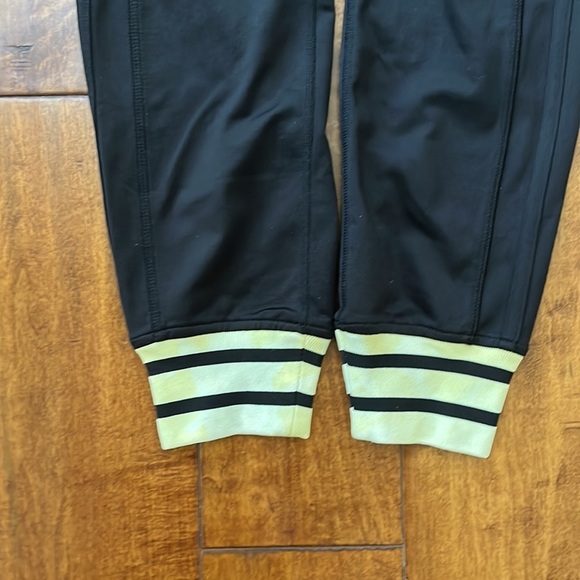 Athleta Black & Cream Striped Varsity jogger Pant Size S - Picture 9 of 12